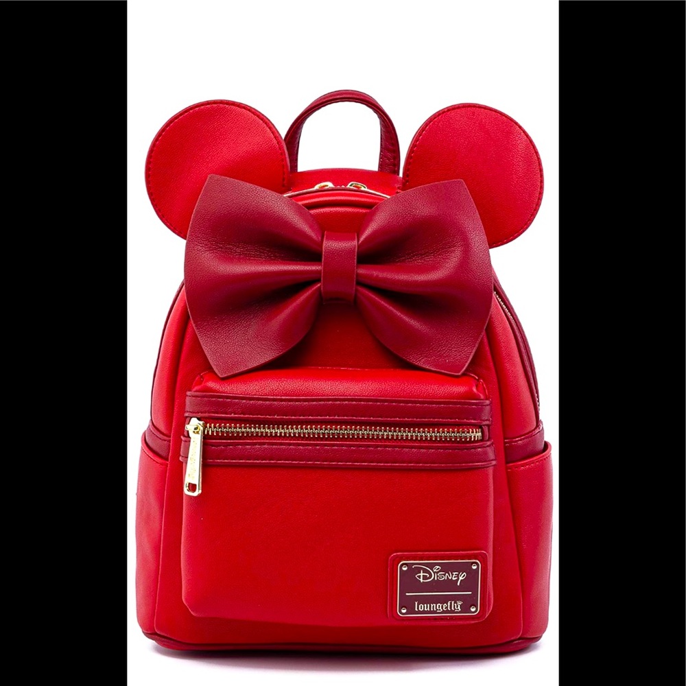 Disney Minnie Mouse Faux Leather Backpack